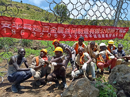 被動防護網(wǎng)出口國外施工